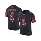 Men's Nike Arizona Cardinals #4 Phil Dawson Limited Black Rush NFL Jersey