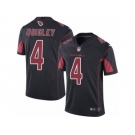 Men's Nike Arizona Cardinals #4 Ryan Quigley Limited Black Rush NFL Jersey