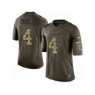 Men's Nike Arizona Cardinals #4 Ryan Quigley Limited Green Salute to Service NFL Jersey