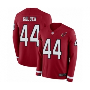 Men's Nike Arizona Cardinals #44 Markus Golden Limited Red Therma Long Sleeve NFL Jersey