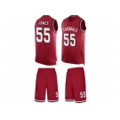 Men's Nike Arizona Cardinals #55 Chandler Jones Limited Red Tank Top Suit NFL Jersey