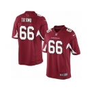 Men's Nike Arizona Cardinals #66 Alameda Ta'amu Limited Red Team Color NFL Jersey