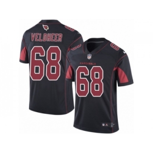 Men's Nike Arizona Cardinals #68 Jared Veldheer Limited Black Rush NFL Jersey