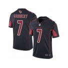 Men's Nike Arizona Cardinals #7 Blaine Gabbert Limited Black Rush NFL Jersey