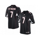 Men's Nike Arizona Cardinals #7 Chandler Catanzaro Limited Black Alternate NFL Jersey