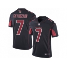 Men's Nike Arizona Cardinals #7 Chandler Catanzaro Limited Black Rush NFL Jersey