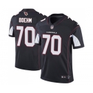 Men's Nike Arizona Cardinals #70 Evan Boehm Black Alternate Vapor Untouchable Limited Player NFL Jersey