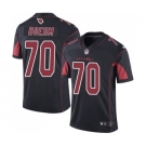 Men's Nike Arizona Cardinals #70 Evan Boehm Limited Black Rush Vapor Untouchable NFL Jersey