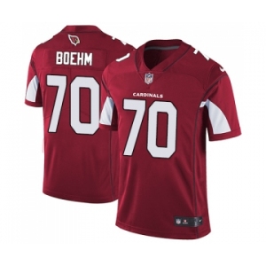 Men's Nike Arizona Cardinals #70 Evan Boehm Red Team Color Vapor Untouchable Limited Player NFL Jersey