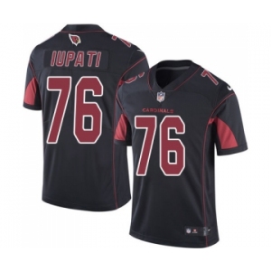 Men's Nike Arizona Cardinals #76 Mike Iupati Limited Black Rush Vapor Untouchable NFL Jersey