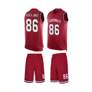 Men's Nike Arizona Cardinals #86 Ricky Seals-Jones Limited Red Tank Top Suit NFL Jersey