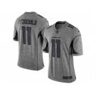 Nike Arizona Cardinals #11 Larry Fitzgerald Gray Gridiron Gray Jersey[Limited]