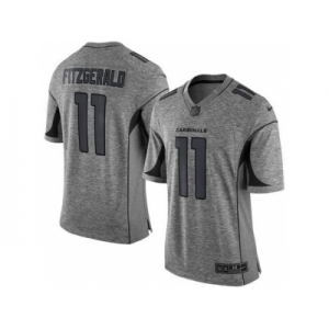 Nike Arizona Cardinals #11 Larry Fitzgerald Gray Gridiron Gray Jersey[Limited]