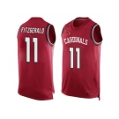 Nike Arizona Cardinals #11 Larry Fitzgerald Red Team Color Men's Stitched NFL Limited Tank Top Jersey