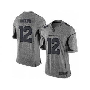 Nike Arizona Cardinals #12 John Brown Gray Gridiron Gray Jersey[Limited]