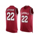 Nike Arizona Cardinals #22 Tony Jefferson Red Team Color Men's Stitched NFL Limited Tank Top Jersey