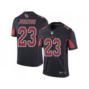 Nike Arizona Cardinals #23 Chris Johnson Black Men's Stitched NFL Limited Rush Jersey