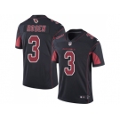 Nike Arizona Cardinals #3 Josh Rosen Black Men Stitched NFL Limited Rush Jersey