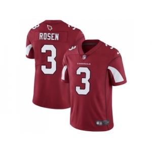 Nike Arizona Cardinals #3 Josh Rosen Red Team Color Men Stitched NFL Vapor Untouchable Limited Jersey