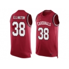 Nike Arizona Cardinals #38 Andre Ellington Red Team Color Men's Stitched NFL Limited Tank Top Jersey