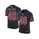 Nike Arizona Cardinals #40 Pat Tillman Black Men's Stitched NFL Limited Rush Jersey