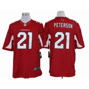 nike nfl jerseys arizona cardinals #21 peterson red[nike limited]