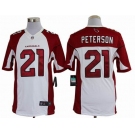 nike nfl jerseys arizona cardinals #21 peterson white[nike limited]