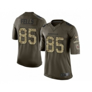 nike nfl jerseys arizona cardinals #85 fells army green[nike Limited Salute To Service]