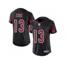 Women Nike Arizona Cardinals #13 Christian Kirk Black Stitched NFL Limited Rush Jersey