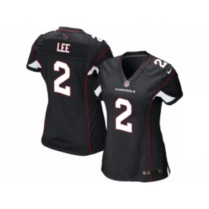 Women Nike Arizona Cardinals #2 Andy Lee Game Black Alternate NFL Jersey