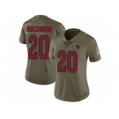 Women Nike Arizona Cardinals #20 Deone Bucannon Limited Olive 2017 Salute to Service NFL Jersey