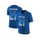 Women Nike Arizona Cardinals #21 Patrick Peterson Royal Stitched NFL Limited NFC 2018 Pro Bowl Jersey