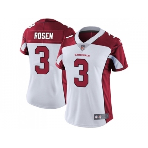 Women Nike Arizona Cardinals #3 Josh Rosen White Stitched NFL Vapor Untouchable Limited Jersey