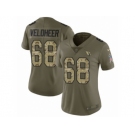 Women Nike Arizona Cardinals #68 Jared Veldheer Limited Olive Camo 2017 Salute to Service NFL Jersey