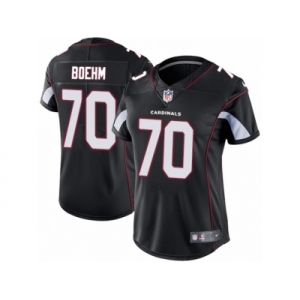 Women Nike Arizona Cardinals #70 Evan Boehm Black Alternate Vapor Untouchable Limited Player NFL Jersey