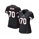 Women Nike Arizona Cardinals #70 Evan Boehm Game Black Alternate NFL Jersey