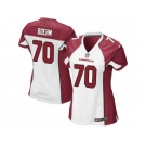 Women Nike Arizona Cardinals #70 Evan Boehm Game White NFL Jersey