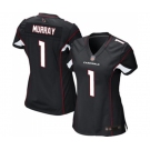 Women's Arizona Cardinals #1 Kyler Murray Game Black Alternate Football Jersey