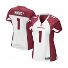 Women's Arizona Cardinals #1 Kyler Murray Game White Football Jersey