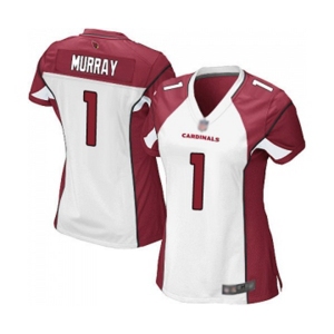 Women's Arizona Cardinals #1 Kyler Murray Game White Football Jersey