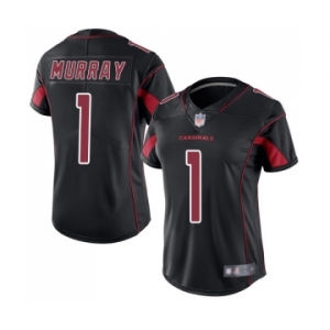 Women's Arizona Cardinals #1 Kyler Murray Limited Black Rush Vapor Untouchable Football Jersey