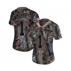 Women's Arizona Cardinals #1 Kyler Murray Limited Camo Rush Realtree Football Jersey