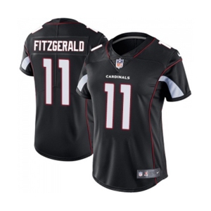 Women's Arizona Cardinals #11 Larry Fitzgerald Black Alternate Vapor Untouchable Limited Player Football Jersey