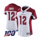 Women's Arizona Cardinals #12 Pharoh Cooper White Vapor Untouchable Limited Player 100th Season Football Jersey