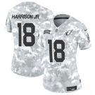 Women's Arizona Cardinals #18 Marvin Harrison Jr. 2024 F.U.S.E Arctic Camo Salute To Service Limited Stitched Football Jersey