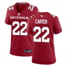 Women's Arizona Cardinals #22 Michael Carter Red 2023 Stitched Jersey