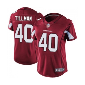 Women's Arizona Cardinals #40 Pat Tillman Red Team Color Vapor Untouchable Limited Player Football Jersey