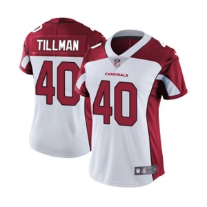 Women's Arizona Cardinals #40 Pat Tillman White Vapor Untouchable Limited Player Football Jersey