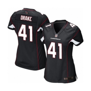 Women's Arizona Cardinals #41 Kenyan Drake Game Black Alternate Football Jersey