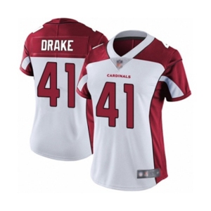 Women's Arizona Cardinals #41 Kenyan Drake White Vapor Untouchable Limited Player Football Jersey